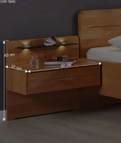 Schlafzimmer Einrichtung Apolios in Erle teilmassiv (vierteilig)