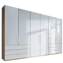 Schlafzimmer in Eiche Bianco & Weiß - Nuetran (vierteilig)