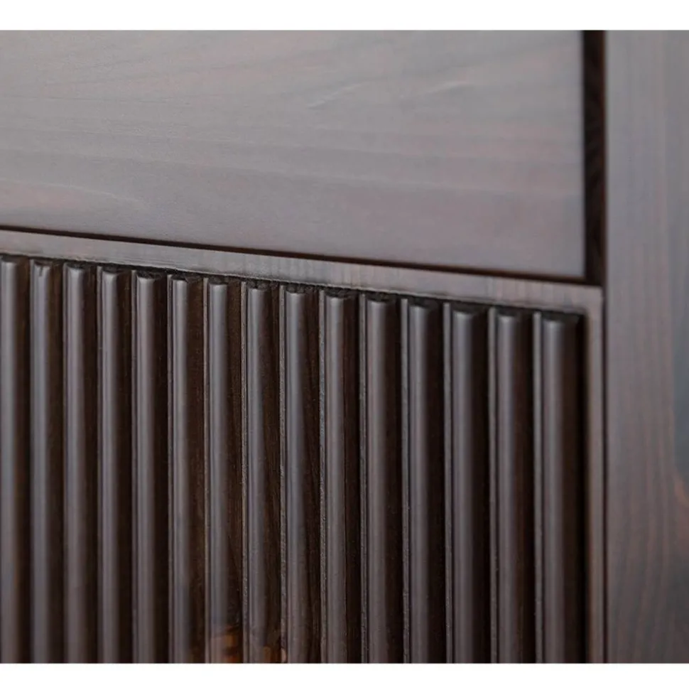 Schlafzimmer Kleiderschrank in Dunkelbraun - Nauizia