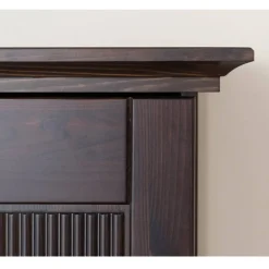 Schlafzimmer Kleiderschrank in Dunkelbraun - Nauizia