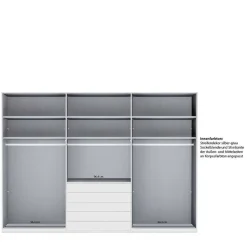 Schlafzimmer Kombi-Kleiderschrank 6-türig - Pascan