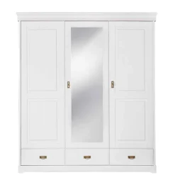 Schlafzimmer Kombischrank in Weiß - Presto