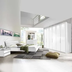 Schlafzimmer Komplettset Donpiave in Weiß (sechsteilig)