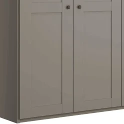 Schlafzimmer Möbel Set in Hellgrau - Ridonna (vierteilig)