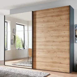 Schlafzimmer Schiebetürenschrank mit Spiegel - Brusetta