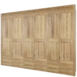 Schlafzimmer Schrank mit 6 Türen & Schubladen - Zamron