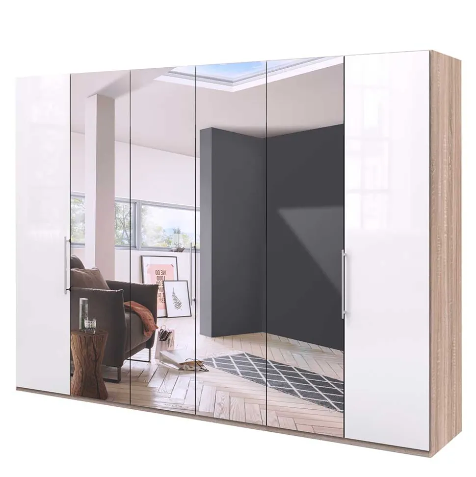 Schlafzimmer Schrank mit großer Spiegel Fläche - Bosays III