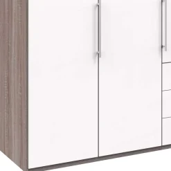 Schlafzimmerkleiderschrank mit drei Schubladen - Tivierto