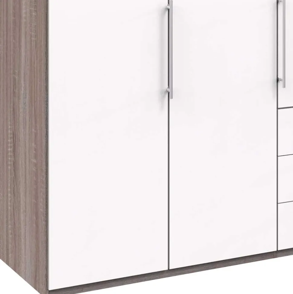 Schlafzimmerkleiderschrank mit drei Schubladen - Tivierto