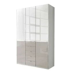 Schlafzimmer-Kleiderschrank zweifarbig - Pascan