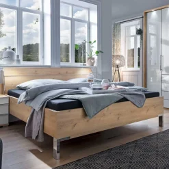 Schlafzimmermöbel in Weiß & Eiche Bianco - Nuetran (vierteilig)