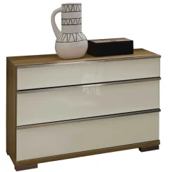 Schlafzimmermöbel Set in Beige - Lesegano (vierteilig)