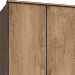 Schlafzimmerschrank in Holzoptik 179x199x58 cm - Osicria