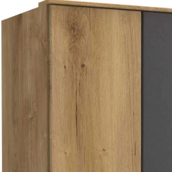 Schlafzimmerschrank in Plankeneiche Dekor - Leviza