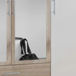 Schlafzimmerschrank mit vier Türen & zwei Schubladen - Nicla