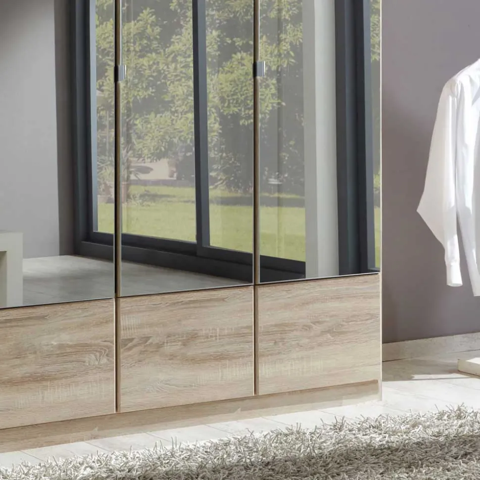 Schlafzimmerschrank Rommino mit Spiegeltüren