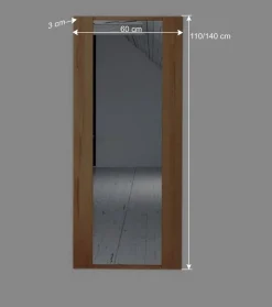 Schlafzimmerspiegel Mosniak aus Kernbuche Massivholz