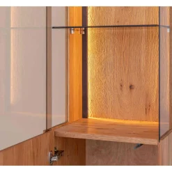 Schlanke Vitrine mit LED Beleuchtung - Cocondar