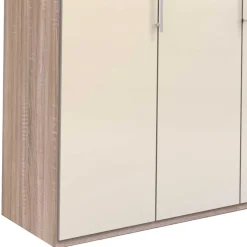 Schlichter Kleiderschrank 2-türig in Creme - Rativian
