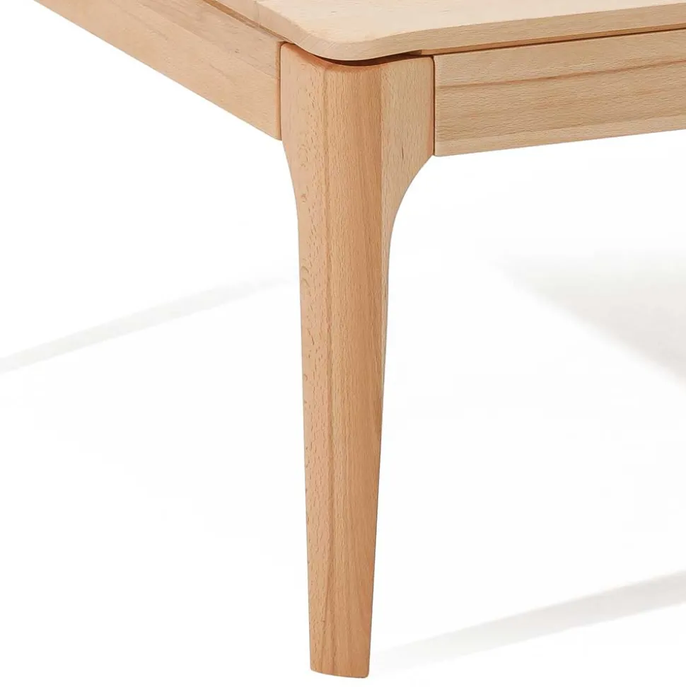 Schlichter Wohnzimmer Sofatisch aus Holz Natur - Berucas