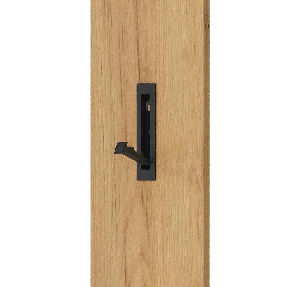 Schmale Garderobe mit drei Klapphaken - Huesca