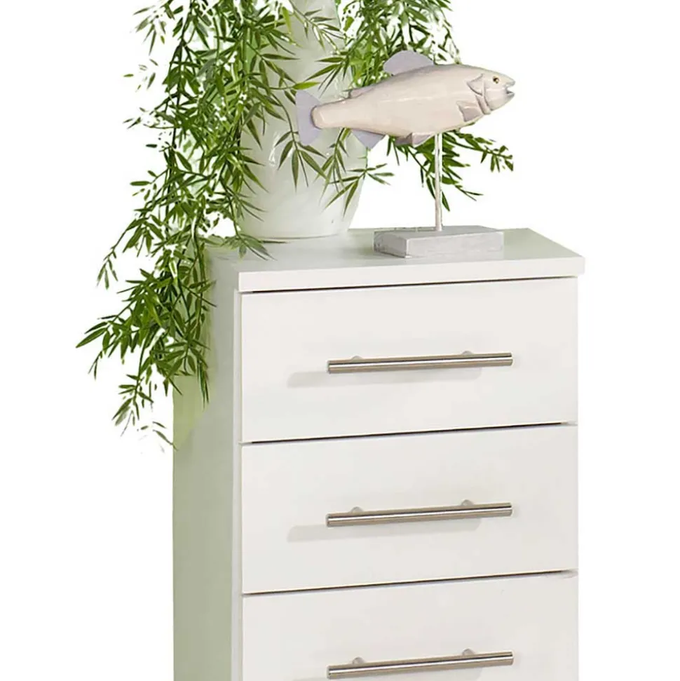 Schmaler Bad Schrank 31 cm breit - Amassa