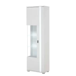 Schmaler Vitrinenschrank mit LED Beleuchtung - Tirol