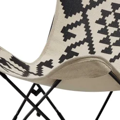 Schmetterlingsstuhl Lounge Stuhl im Ethno Style - Lorkin