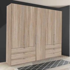 Schrank fürs Schlafzimmer in Holz Nachbildung - Zayun