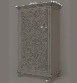 Schrank in Holz White Wash - Notana