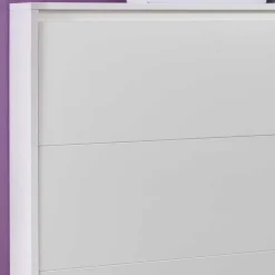 Schrankbett in Weiß aus Metall mit Matratze - Dynamic