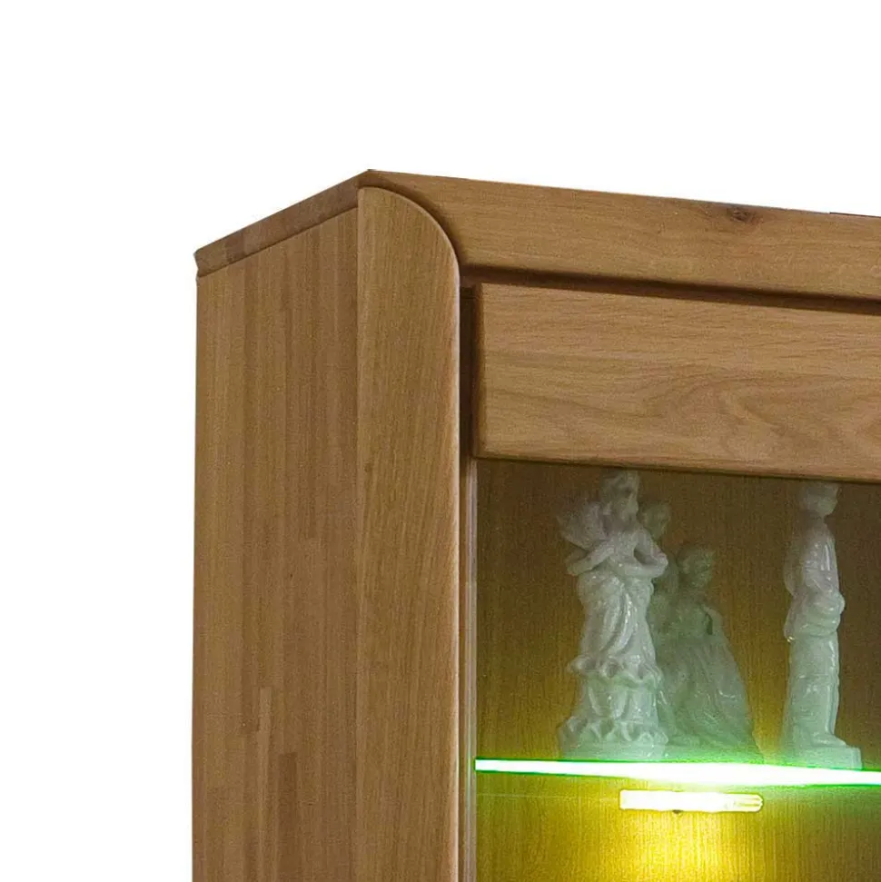 Schrankwand Croconia aus Wildeiche massiv (dreiteilig)