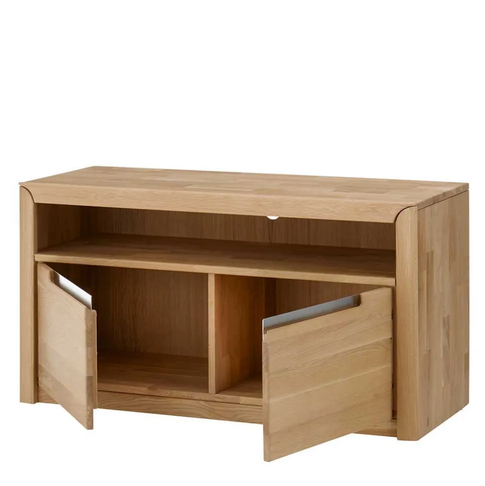 Schrankwand Croconia aus Wildeiche massiv (dreiteilig)