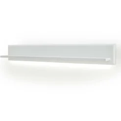 Schrankwand Wohnzimmer in Weiß - Hazime (vierteilig)