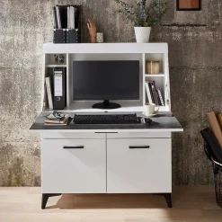 Schreibschrank mit Klappe & zwei Türen - Quakes