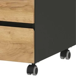 Schreibtisch & Rollcontainer 158x79 cm - Contrage (zweiteilig)