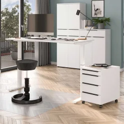 Schreibtisch & Rollcontainer Set - Sparkle (zweiteilig)