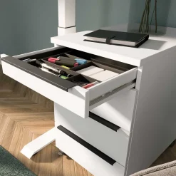 Schreibtisch & Rollcontainer Set - Sparkle (zweiteilig)