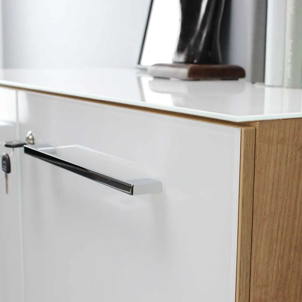 Schreibtisch & Rollcontainer & Schrank - Laszlo (dreiteilig)