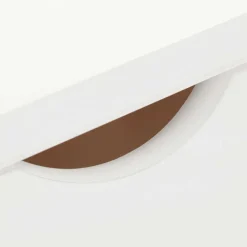 Schreibtisch aus Holz in Weiß lackiert - Jaisa