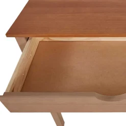 Schreibtisch aus Kiefer Massivholz gebeizt & geölt - Saracan