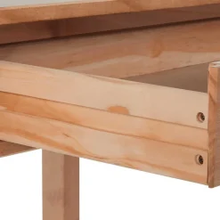 Schreibtisch aus Kiefer Massivholz gebeizt & geölt - Saracan