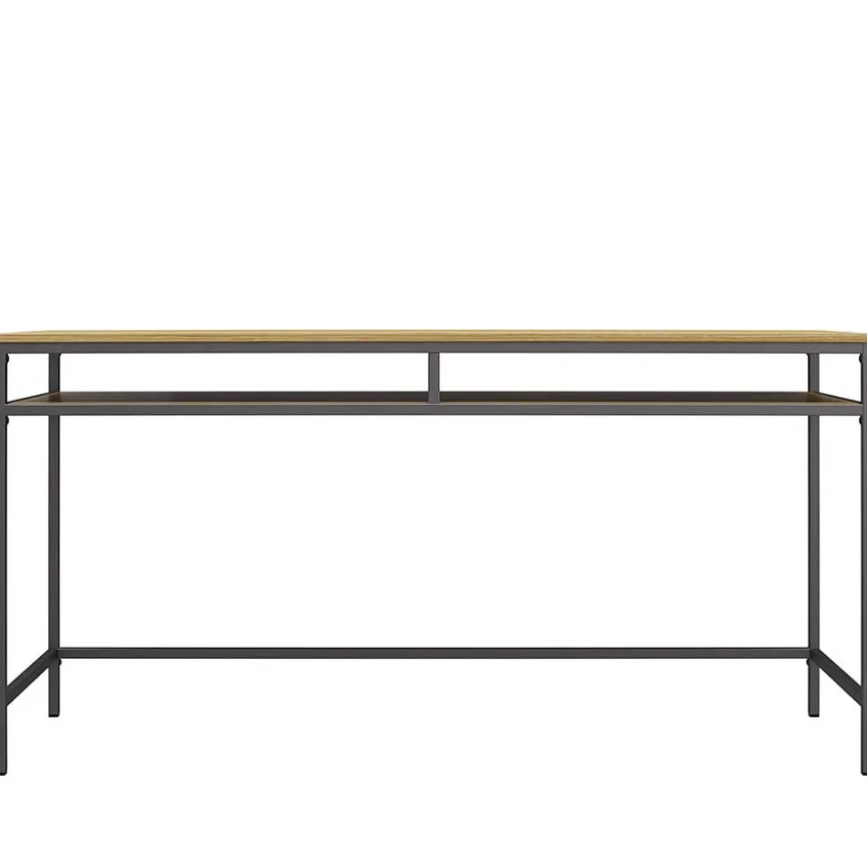 Schreibtisch in Eiche Optik & Grau - Georgy