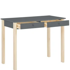 Schreibtisch in Grau mit Kiefer - Bradley