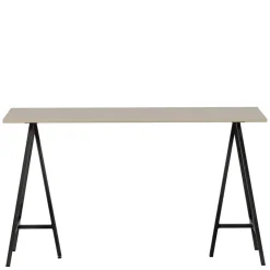 Schreibtisch in Hellgrau Kiefernholz - Amare