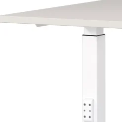 Schreibtisch in Lichtgrau und Weiß - Vin