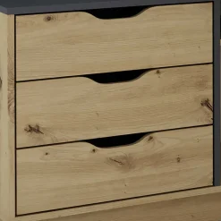 Schreibtisch in Wildeiche NB & Anthrazit - Lician