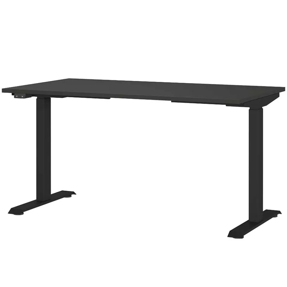 Schreibtisch Kombination in Dunkelgrau - Espnoz (zweiteilig)