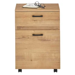 Schreibtisch mit Rollcontainer Set - Caprera (zweiteilig)