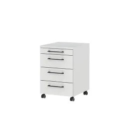 Schreibtisch mit Rollcontainer Set - Chilena (zweiteilig)